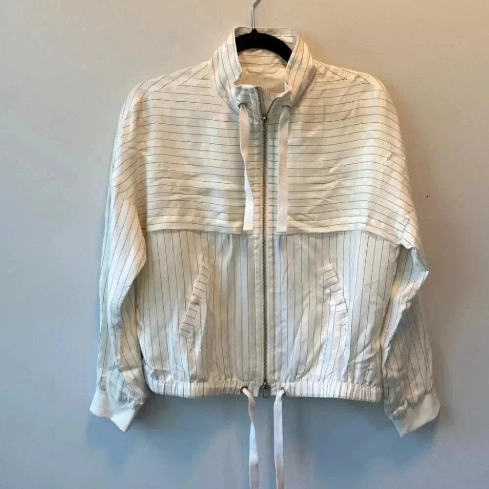 ATM Anthony Thomas Melillo Pinstripe Bomber - Picture 6 of 12